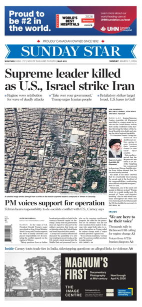 Cover of Toronto Star