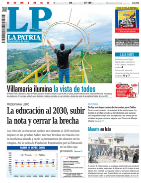 Cover of La Patria (Colombia)