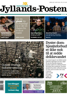 Cover of Jyllands-Posten Sondag