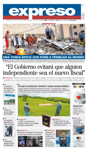 Cover of Diario Expreso