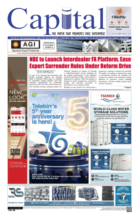 Cover of Capital (Ethiopia)