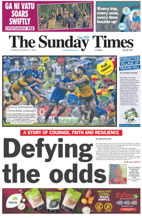 Cover of The Fiji Times