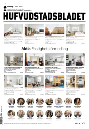 Cover of Hufvudstadsbladet