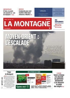 Cover of La Montagne (Moulins)