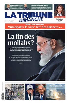 Cover of La Tribune Dimanche (France)
