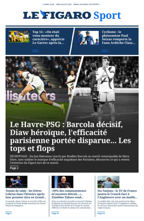 Cover of Le Figaro Sport