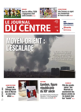 Cover of Le Journal du Centre