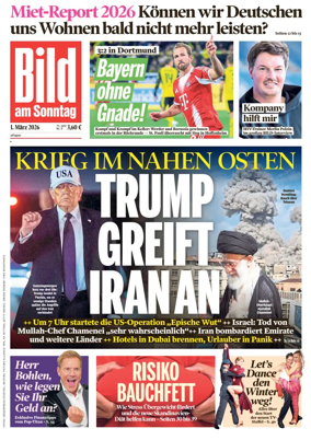 Cover of Bild am Sonntag