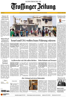 Cover of Trossinger Zeitung