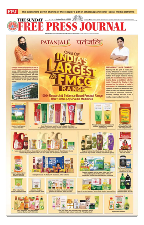 Cover of The Free Press Journal