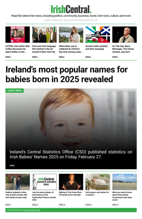 Cover of Irish Central