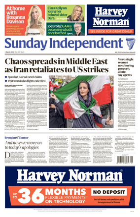 Cover of Sunday Independent (Ireland)