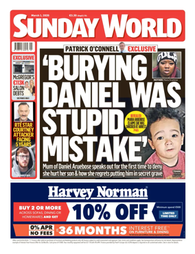 Cover of Sunday World (Ireland)