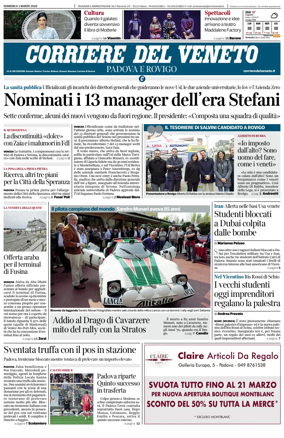 Cover of Corriere del Veneto (Padova e Rovigo)
