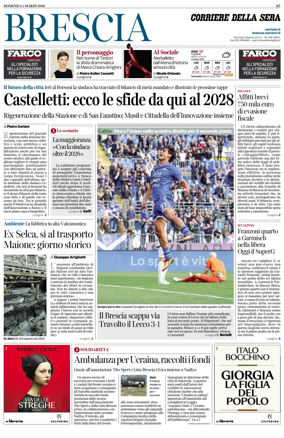 Cover of Corriere della Sera (Brescia)