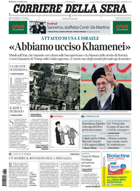 Cover of Corriere della Sera