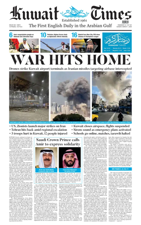 Cover of Kuwait Times