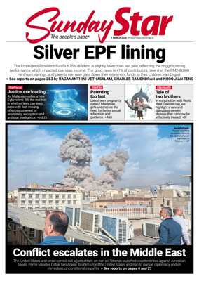 Cover of The Star Malaysia