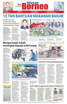 Cover of Utusan Borneo (Sabah)