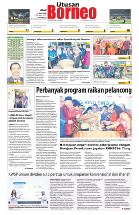 Cover of Utusan Borneo (Sarawak)