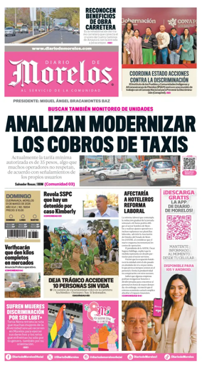 Cover of Diario de Morelos