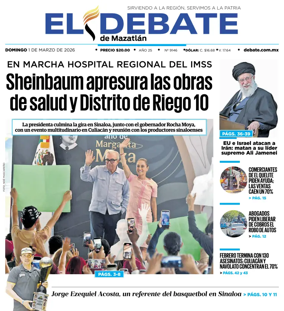 Cover of El Debate de Mazatlan
