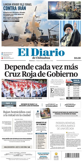 Cover of El Diario de Chihuahua