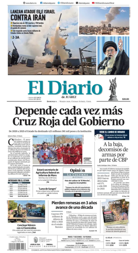 Cover of El Diario de Juarez