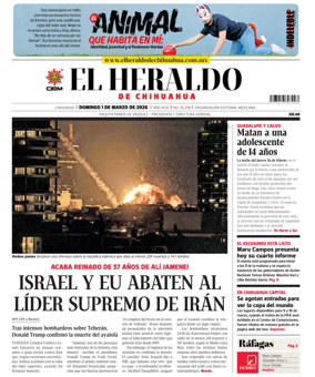 Cover of El Heraldo de Chihuahua
