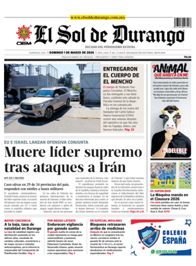 Cover of El Sol de Durango