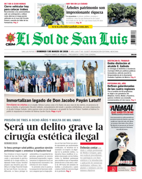 Cover of El Sol de San Luis Potosi