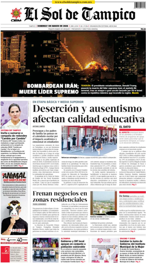 Cover of El Sol de Tampico