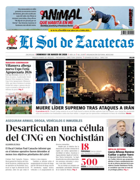 Cover of El Sol de Zacatecas