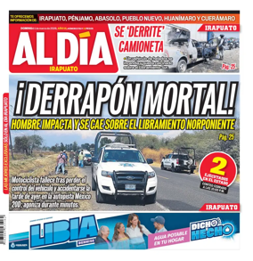 Cover of Periodico Al Dia (Irapuato)
