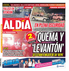Cover of Periodico Al Dia (Salamanca)