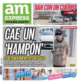 Cover of Periodico AM Express (Guanajuato)