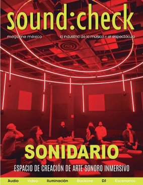 Cover of sound:check magazine mexico