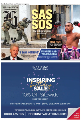 Cover of Herald on Sunday