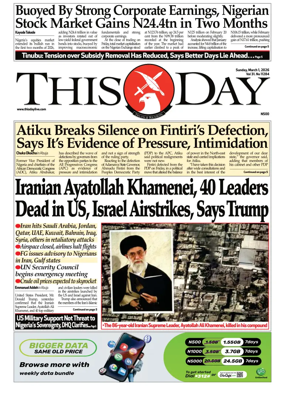 Cover of THISDAY
