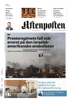 Cover of Aftenposten