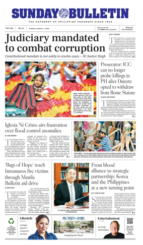 Cover of Manila Bulletin