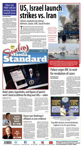 Cover of Manila Standard