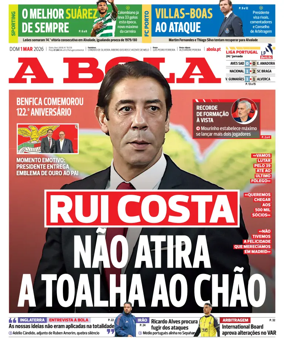 Cover of A BOLA (Portuguese)