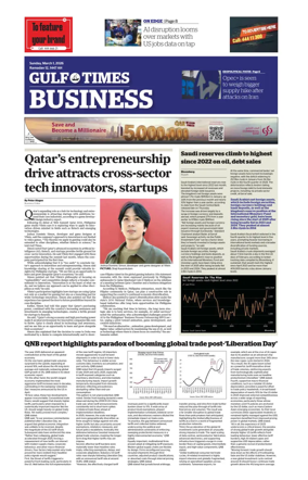 Cover of Gulf Times Business