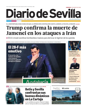 Cover of Diario de Sevilla