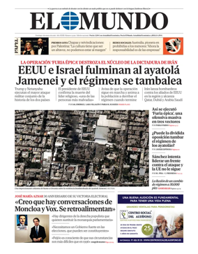 Cover of El Mundo Primera Edicion - Weekend