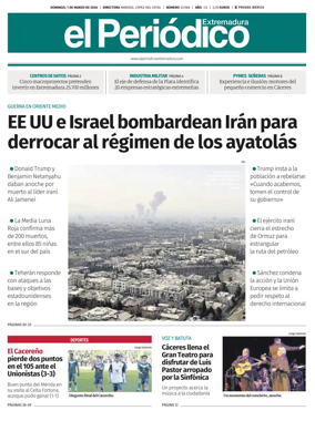 Cover of El Periodico Extremadura