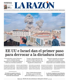 Cover of La Razon (Levante)