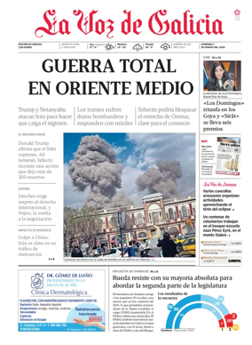 Cover of La Voz de Galicia (Arousa)