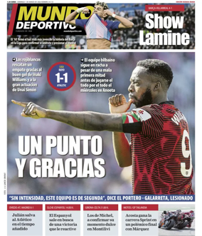 Cover of Mundo Deportivo (Bizkaia-Araba)